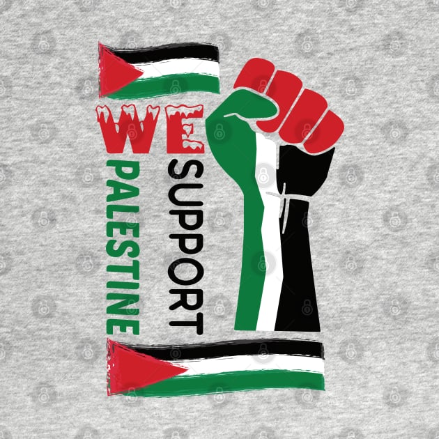 We support Palestine by MZeeDesigns